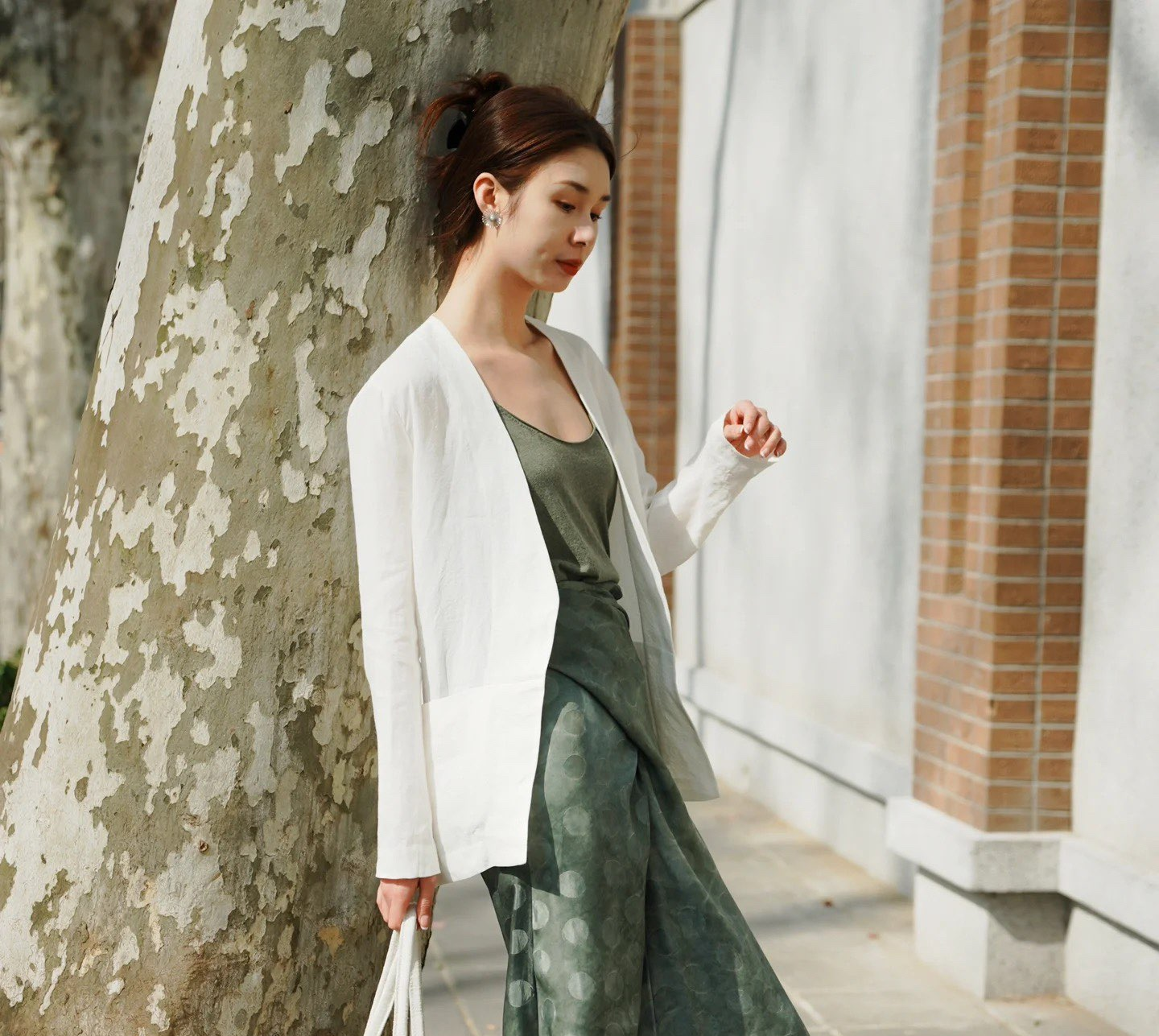Womens Vest suits dress Vogue Paris Fashion Week Show Customized Fashion Tailored order.M35