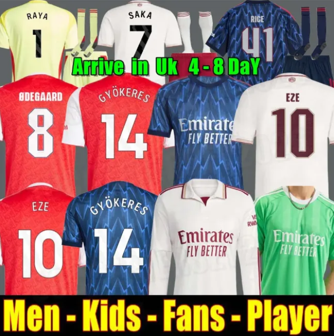 25 26 SAKA soccer jerseys Player MARTINELLI 2026 arsenal football shirt Men Kids kit ODEGAARD Nwaneri SALIBA RICE HAVERTZ WOMAN CALAFIORI Lewis Skelly 999