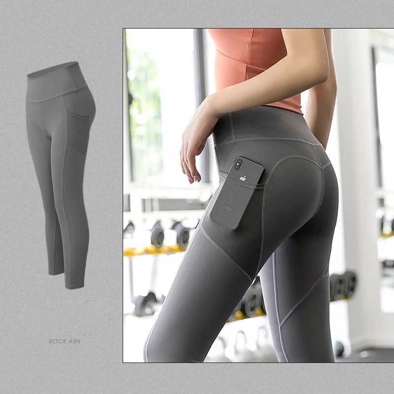 New high waisted peach boots for women long leg stretch seamless yoga pants tight fitting energy push ups fitness running sportswear S-XXLC250425