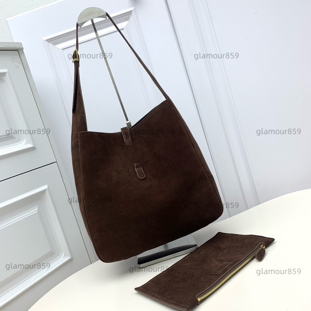 Shoulder Bags Designer Drawstring Totes Underarm Hobo Handbag for woman Fashion classic Suede leather shopping bag womens purse LE5A7 messenger Bag PR
