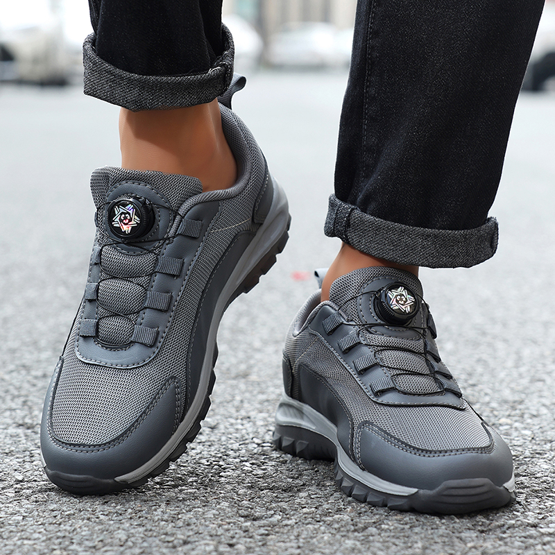 Rotating buckle, breathable mesh surface, fashionable and versatile, casual sports shoes