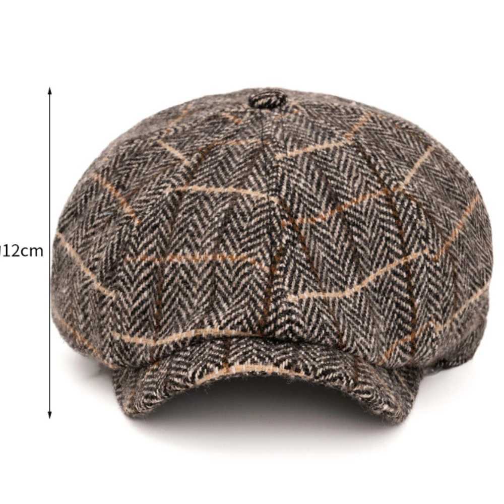 HT4972 Berets High Quality Men Women Autumn Winter Hat Artist Painter Wool Beret Hat Male Female Flat Cap Octagonal Beret Caps J251125