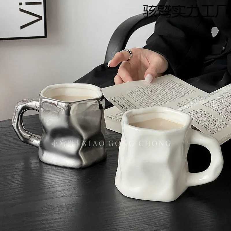 Original Design Cup Ceramic Mug Household Water Cup High-end Sense Creative and High Aesthetic Value Nordic Y251125
