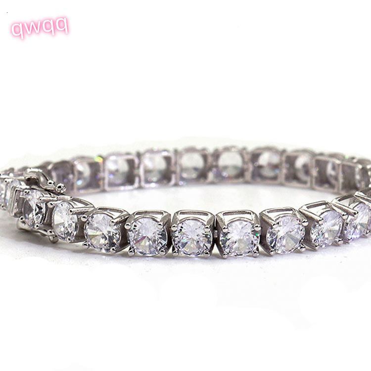 Jewelry Fashion Iced Out 925 Sterling Silver Lab Grown Diamond VVS Moissanite Tennis Bracelet for Men Woman