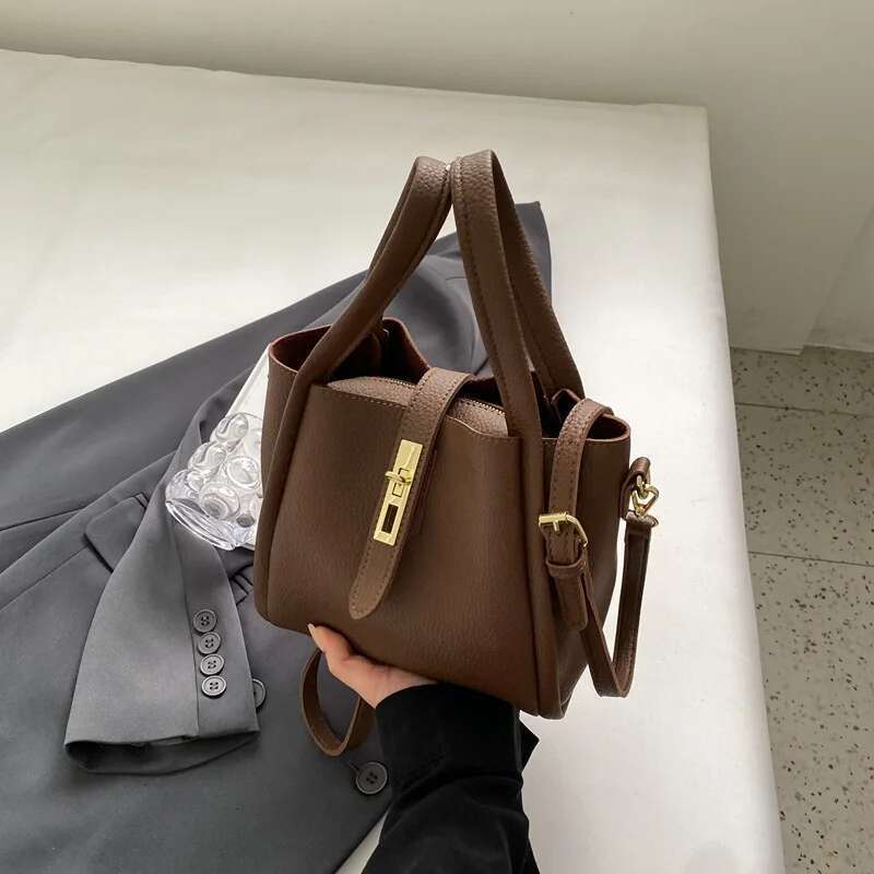 Designer Bag Korean Niche Handheld Vegetable Basket Female New Fall And Winter Fashion Retro Bucket Senior Crossbody Bag