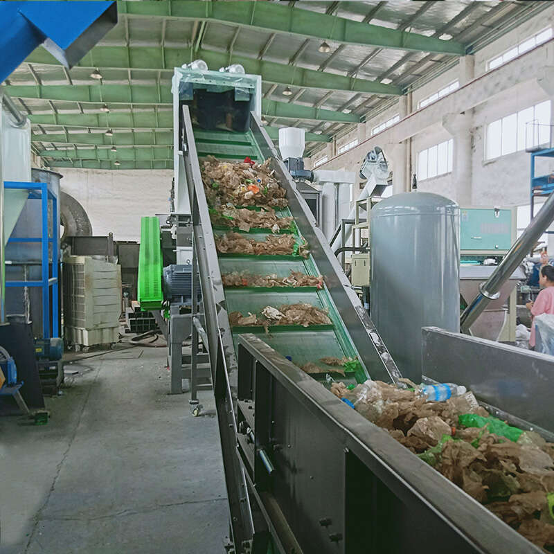 Complete PET Bottle Washing Recycling Line with Dewatering and Drying