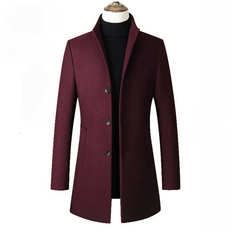 New Autumn Men 40 Cashmere Trench Coats Male Business Casual Woolen Blends Long Jackets Man Winter Warm Overcoats EU Size XXLT251125