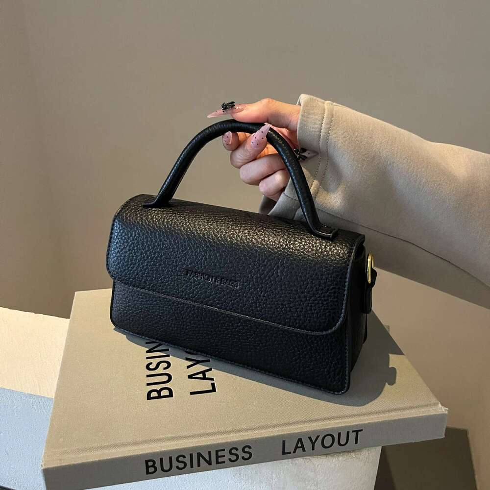 Vintage Brown Square Handbag Women 2025 Spring Summer PU Leather Crossbody Fashion Tote Small Shoulder Bag