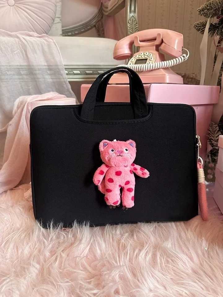 Ins Cat Cute Laptop Bag 13 133 14 15 156 16 Inch For Ipad Pro11 Macbook Air136 M3 Pro Dell Samsung Shockproof Notebook PouchT251125