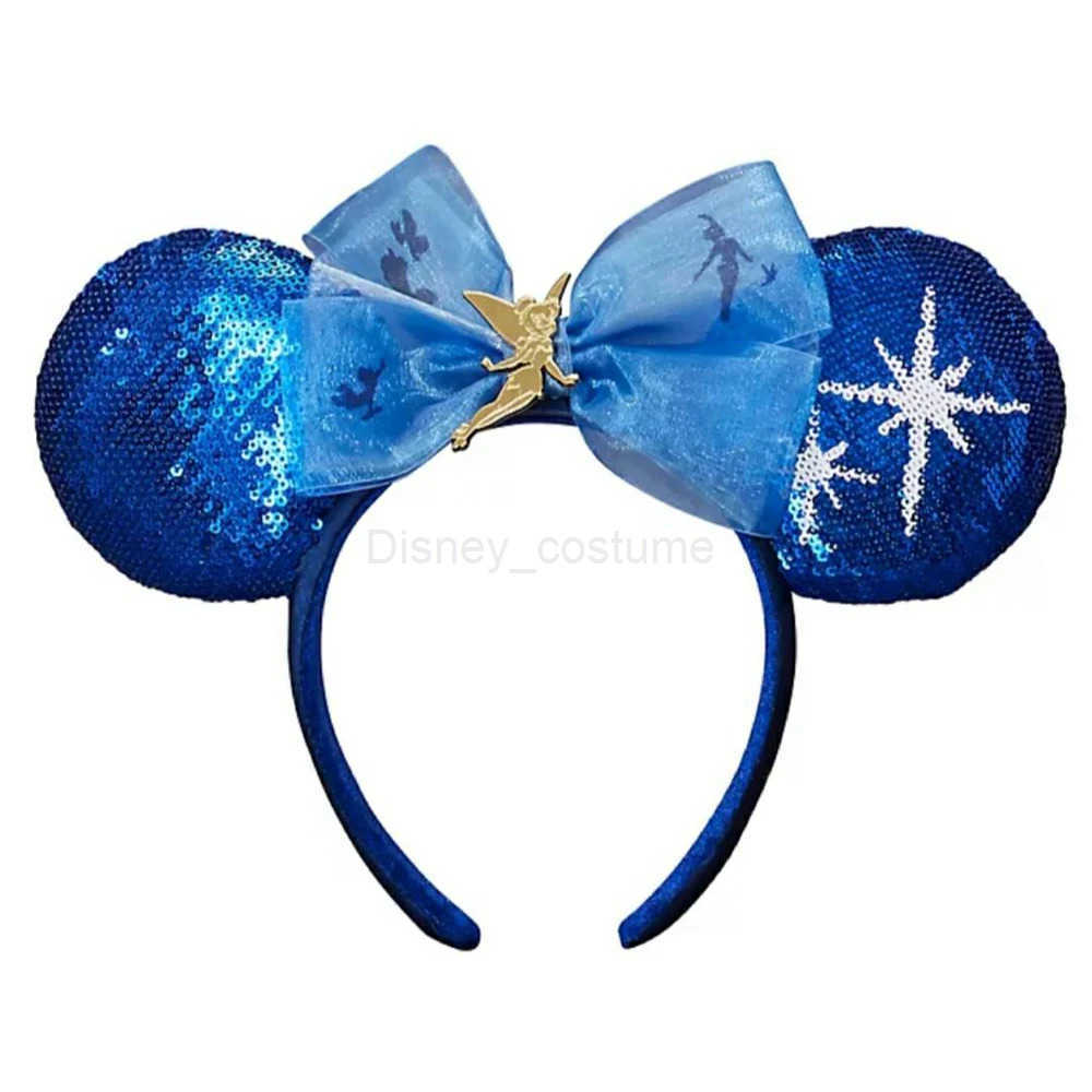 Disney Mickey Minnie Ear Headband Mermaid Princess Holiday Party Headband Earband COSTUME Cosplay Plush Adult/Children Christmas Gift X250425