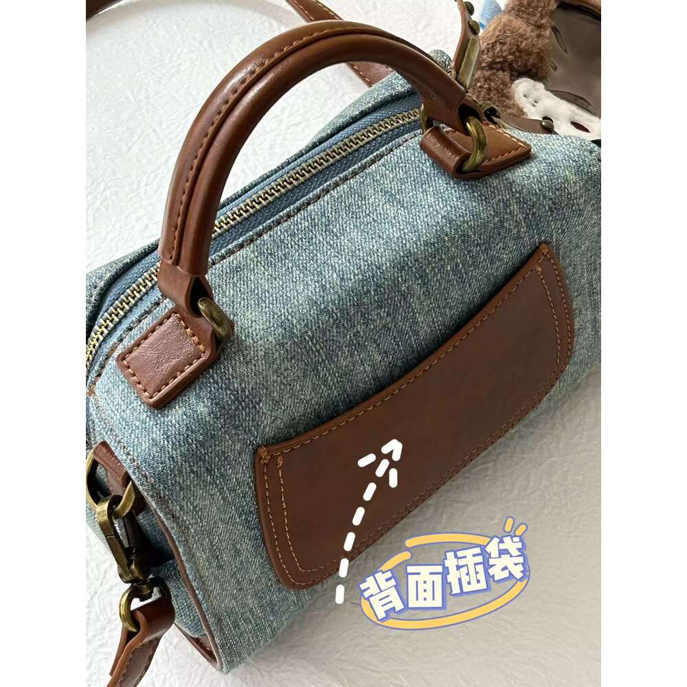 Designer Bag Niche Maillard Cowboy New Early Eight Small Square Autumn Winter Fashion Versatile Handheld Diagonal Cross Bag