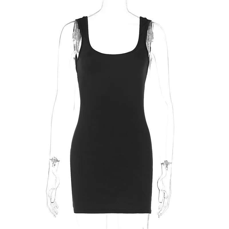 Dongdumaoyi Townlike Square Collar Slim Bodycon Dress Women Spaghetti Strap Summer Backless Nightclub Sexy Party Dresses
