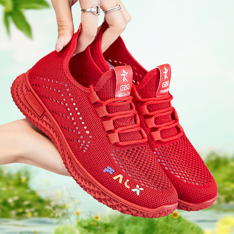 Spring And Summer New Single Women S Soft Soled Breathable Casual Sports Shoes Women Ddmysaturn