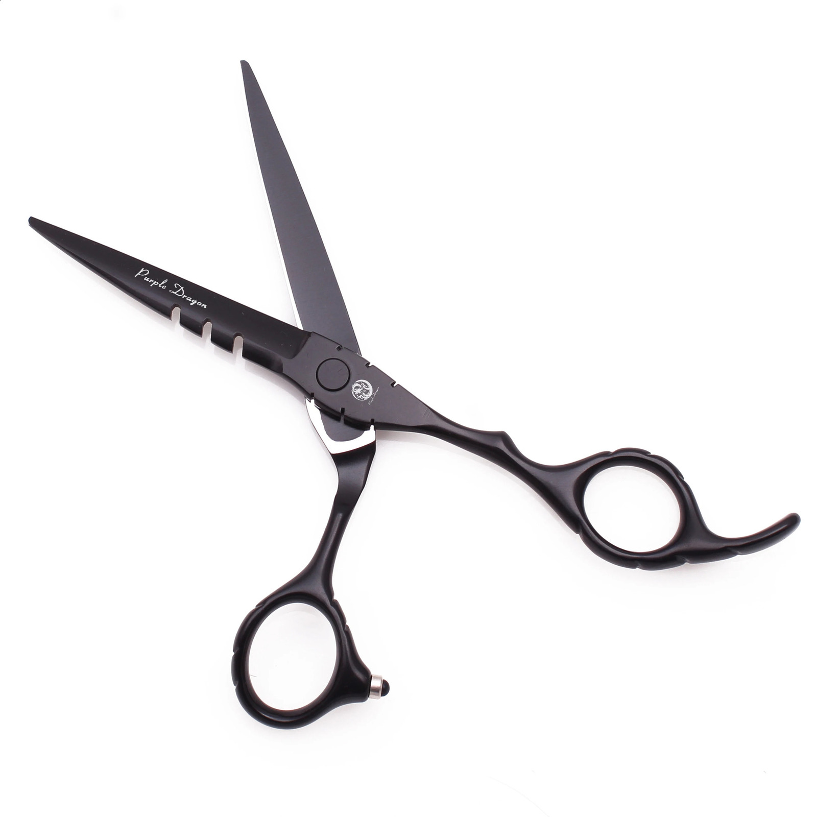 Hair Scissors 5.5 6 Purple Dragon Stainless Professional Hairdressing Scissors Thinning Shears Hair Scissor Drop Z1010 250424