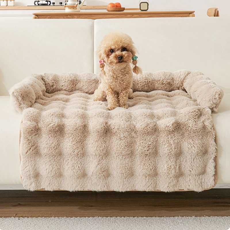Winter Warm Dog Bed Sofa Couch Cover Super Soft Pet Blanket Pad Mat for Small Dogs Plush Neck Pillow Cat Nest Cama Para PerrosXJ251125