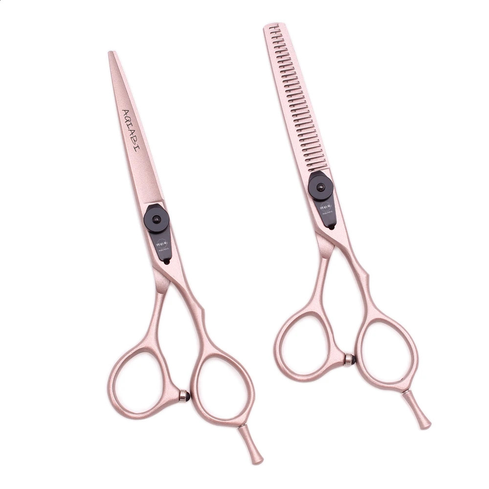 Professional Hairdressing Scissors 6 AQIABI Barber Scissors Stainless Thinning Shears Barber Shop Hair Cutting Scissors A9015 250424
