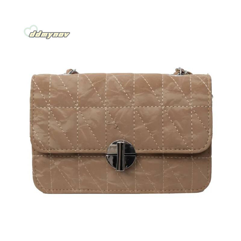 Fashion Women 2025 New Trendy High End Fashionable Versatile Single Shoulder Crossbody Stylish Small Square Messenger Bag ddmynov