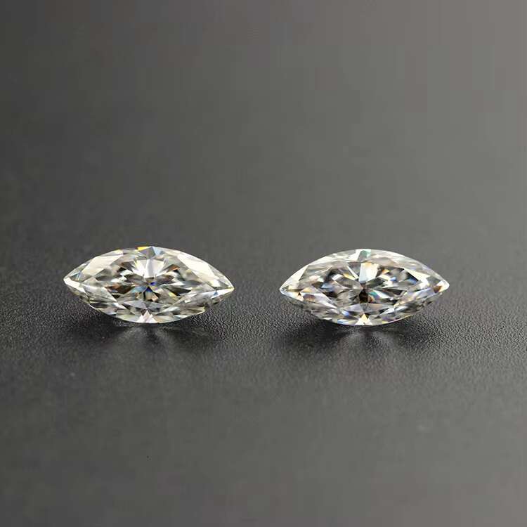 YuyingGems Full Size In-stock Marquise Cut DEF Color VVS Moissanite Loose Diamond Gemstone
