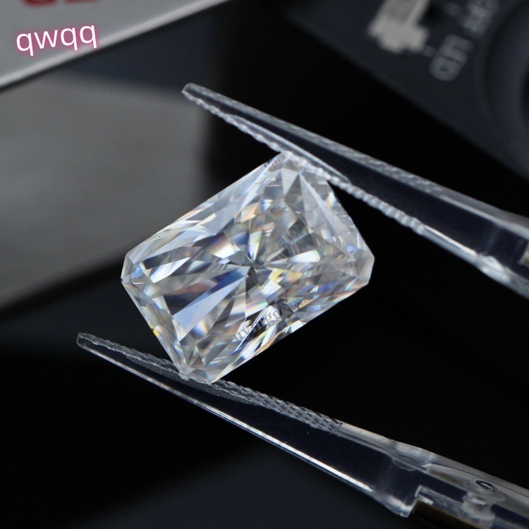 Radiant Cut DEF Color White 7*9mm With GRA Certificate Loose Moissanite Gemstone for Making Ring Necklace Bracelet Jewelry