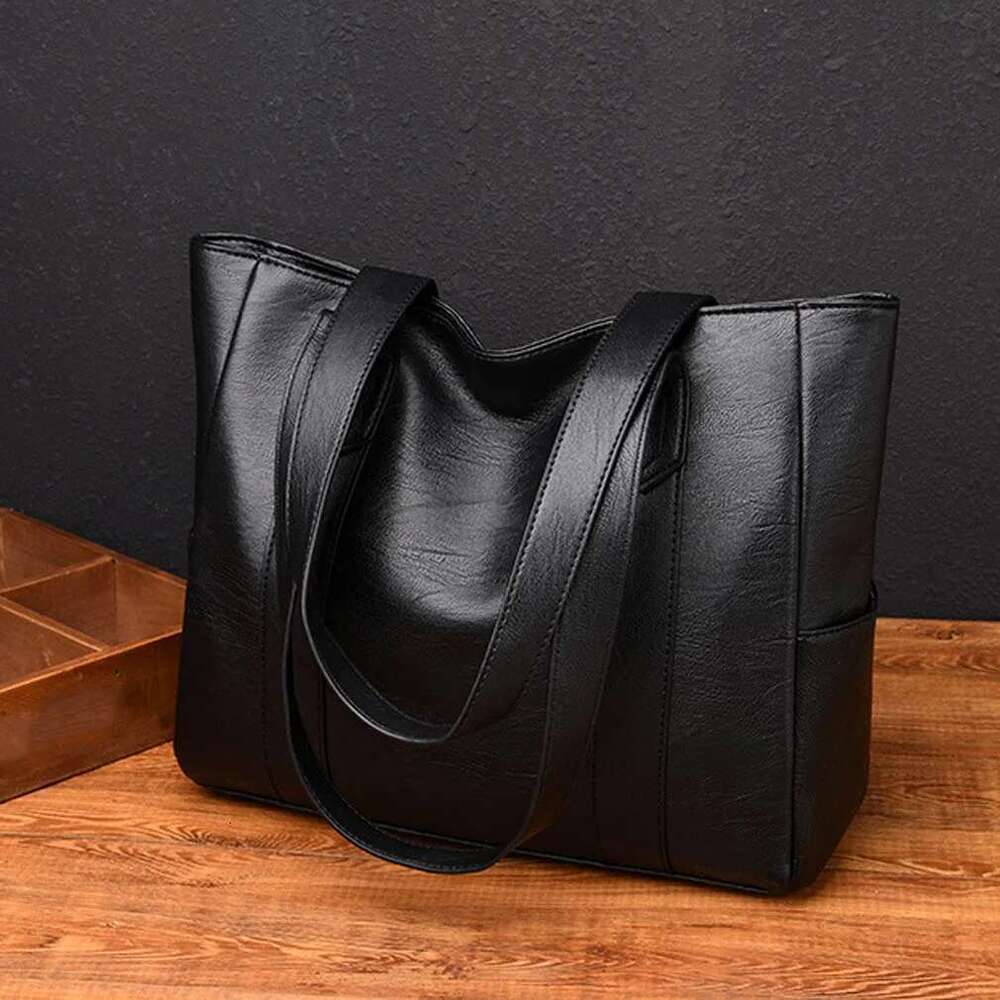 Leather Handbags Big Women High Quality Casual Female Bags Ladies Designer Large Capacity Multifunction Shoulder Bag