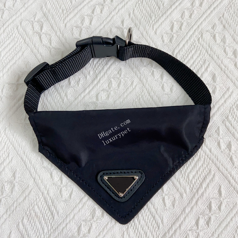 Designer Dog Bandana Collar Leash Set with Adjustable Buckle,Strong Dog Bandana with Storage Bag, Pet Collar with Quick Release Buckle for Small Medium Large Pet S B101