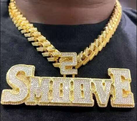 High-Quality sier Letter D Pendant Fashion Hip-Hop Style VVS Diatoeous Earth Men's Iced Out - view 6