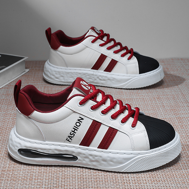 2025 spring summer new stripes men sneakers daily work comfortable commuting shoes trendy versatile stylish fashion shoes hot sale free shipping