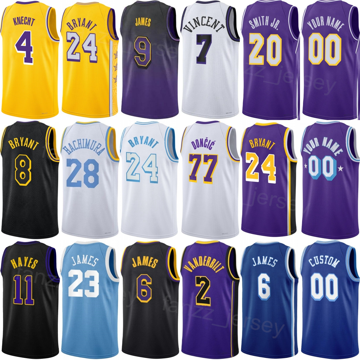 Printed Basketball Rui Hachimura Jersey 28 Man 2026 City LeBron James 23 Jake LaRavia 12 Marcus Smart 36 Luka Doncic 77 Austin Reaves 15 DeAndre Ayton 5 Kid Lady