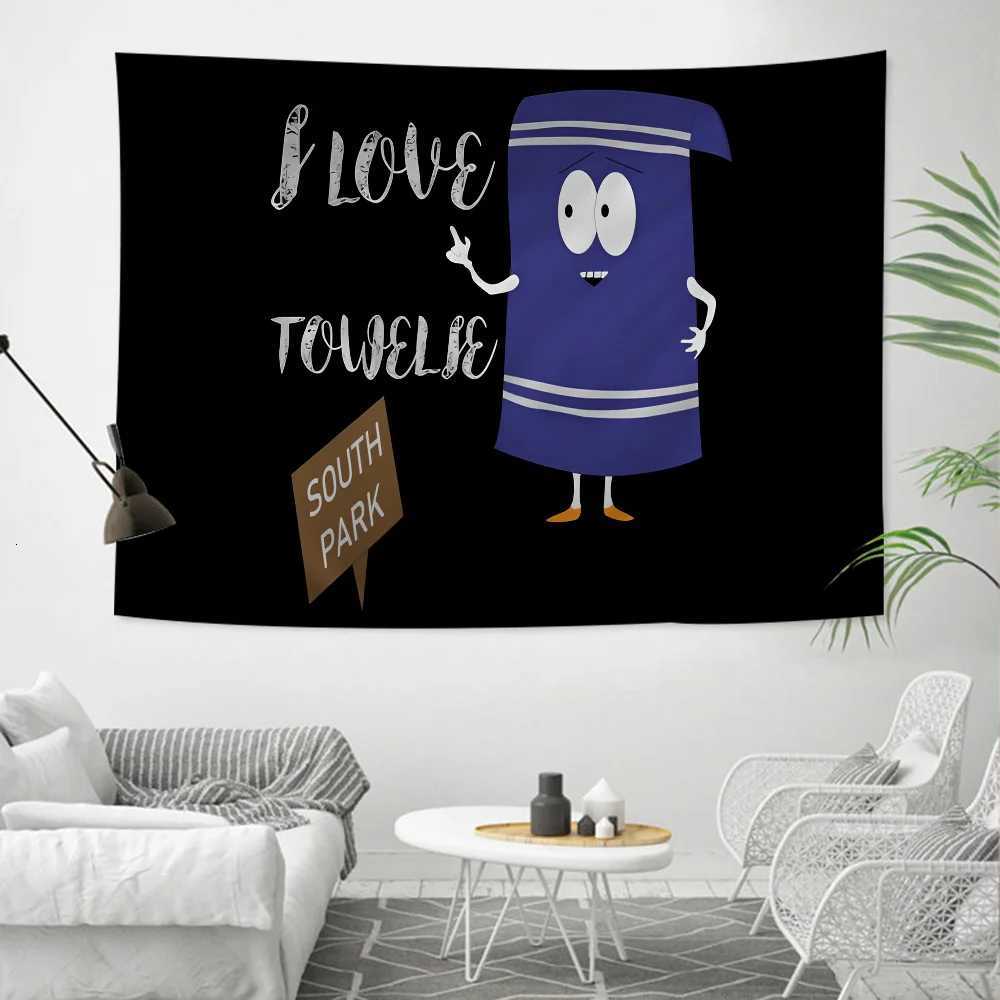 Towelie S-South-Park Hanging Bohemian Tapestry Indian Buddha Wall Decoration Witchcraft Bohemian Hippie Cheap Hippie HangingM251125