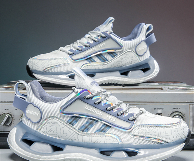 Designer running shoes free shipping 2025 new fashionable sports leisure mesh shoes luxury fitness shoes for men