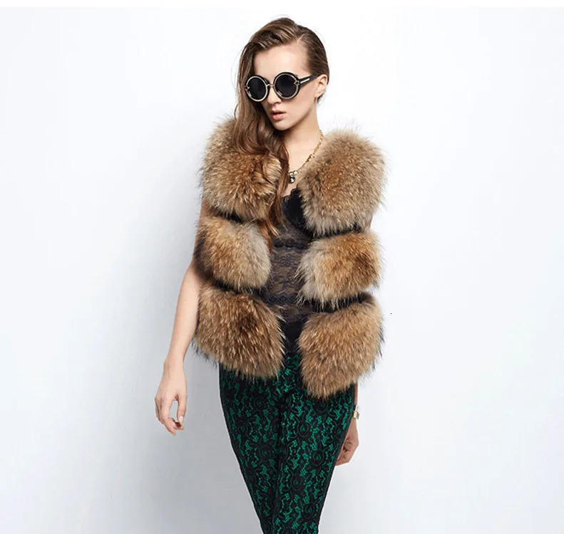 Warmth Womens Faux Fur Vest Autumn Winter Coat Punk Style Short Length Polyester Fiber Backless Splicing Mink 251125