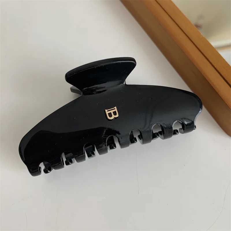 1 new acetate bed sheet hair clip letter shark clip headband accessory grip clip sweet plate hair clip hair accessoryT250425