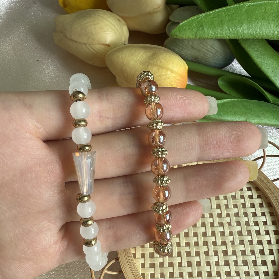 Chic Unisex Minimalist Jewelry Combo: Distinctive Handmade Braided Band