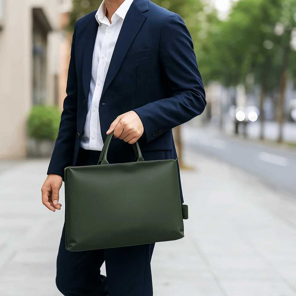 Durable Waterproof Laptop Bag Nylon Fashionable Laptop Sleeve Bag Soft Tote Bag Daily CommuteT251125