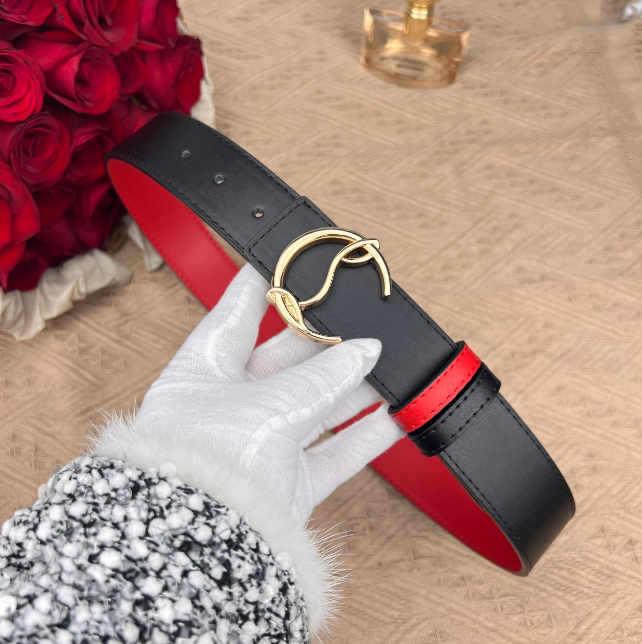 Luxurious Designer Belts mens women brand Black Red belt Sexy French style Red tone Unisex vintage Leather belt CL charms jeans Belts for stylish man womans Gifts