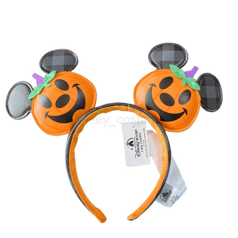Disney 2025 Disneymini Ear Headband for Women at Disneyland Hair Mickey Adult/Children Leather Plush Glitter Role Playing Girl Accessories X250425