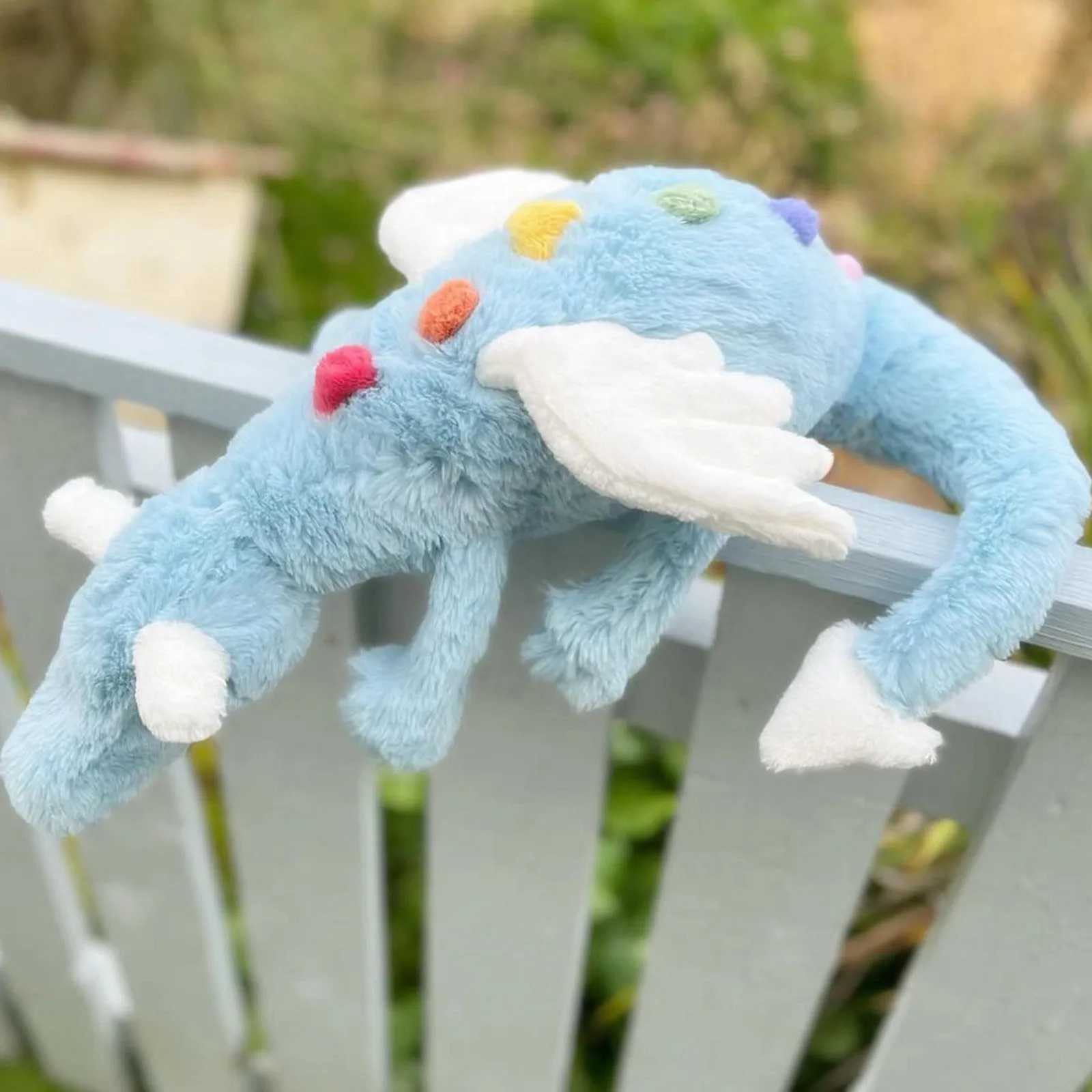 Cute Stuffed Dinosaur Kaii Cartoon Flying Dragon Decorative Accessories Gift Funded Doll Toy Children Plushie Y250425 Y260128