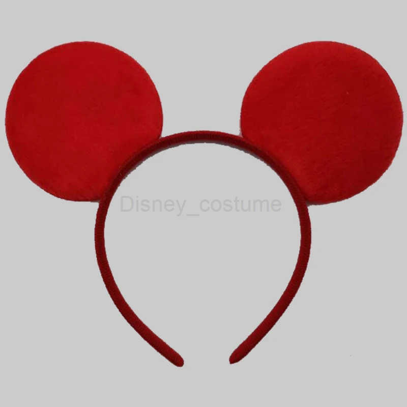 Disney Crown Earrings Headband Womens Classic Minnie Mouse Hair Girl Black Simple Bow Mickey Mouse Hair Accessories Childrens Boy Gift X250425