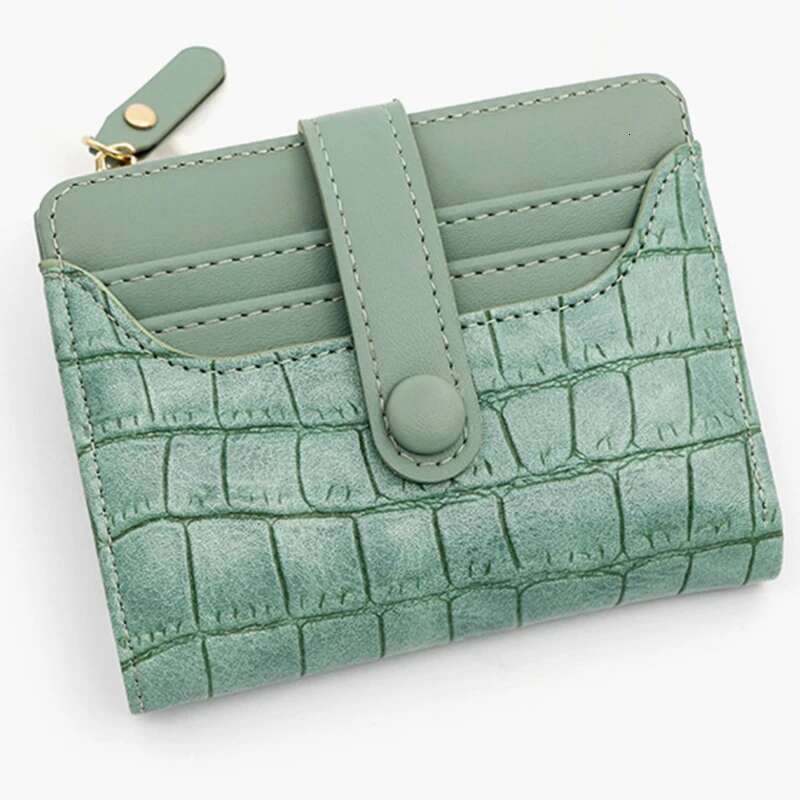 Women Short Wallet Small Fashion Brand Leather Purse Ladies Card Bag For Clutch Female Money Clip 2024