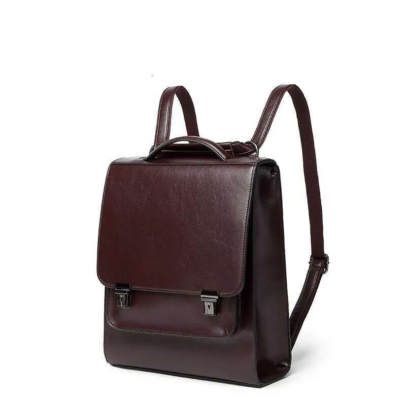 Designer bag 2024 new women's retro preppy handbag Fashion schoolbag multi-functional waterproof shoulder bag casual all-in-one backpack