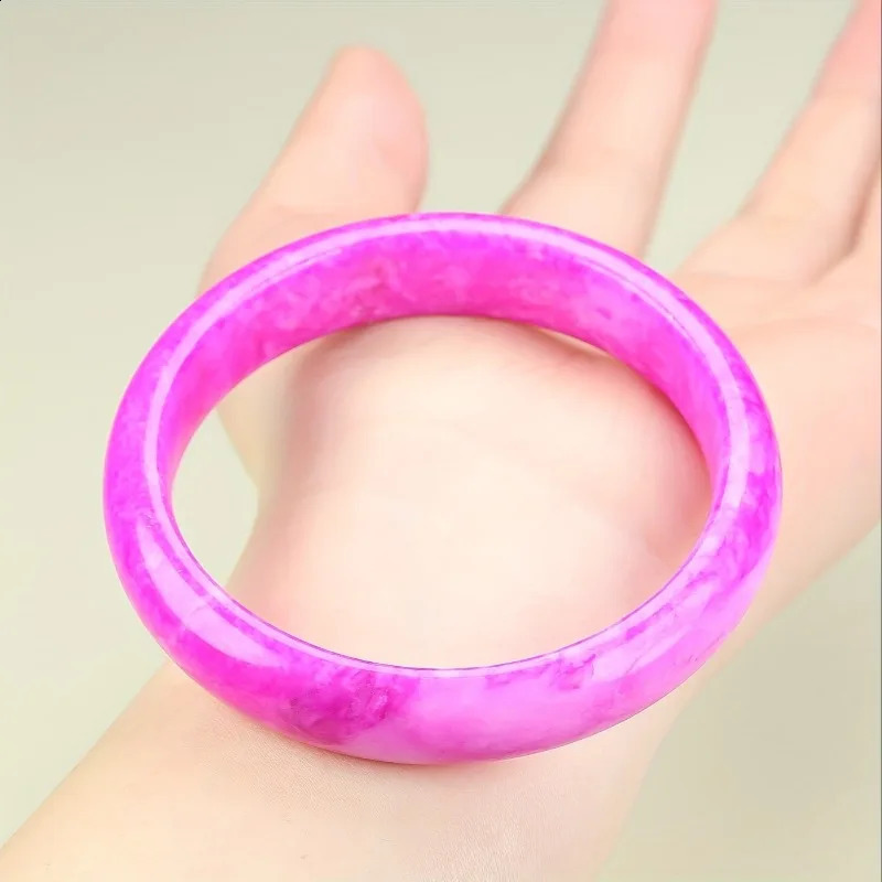 Stylish Ethnic Style Cherry Blossom Powder Bracelet Holiday Gift 250424