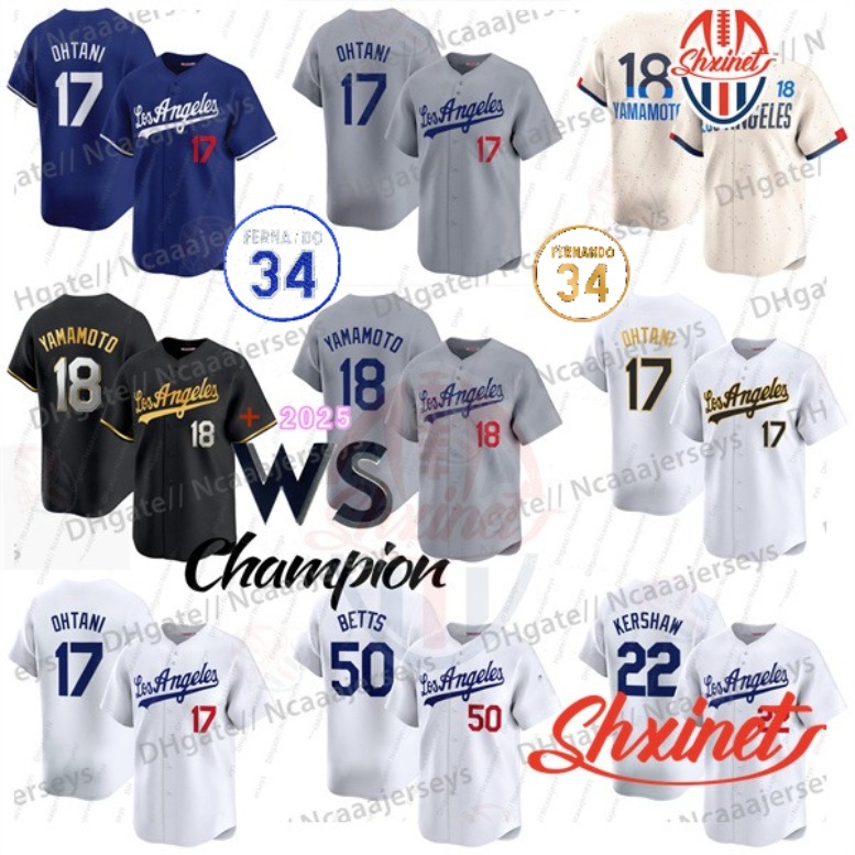 Shohei Ohtani 50 Mookie Betts Baseball Jersey Freddie Freeman Yoshinobu Yamamoto Will Smith Tyler Glasnow James Outman Enrique Hernandez Snell Roki Sasaki