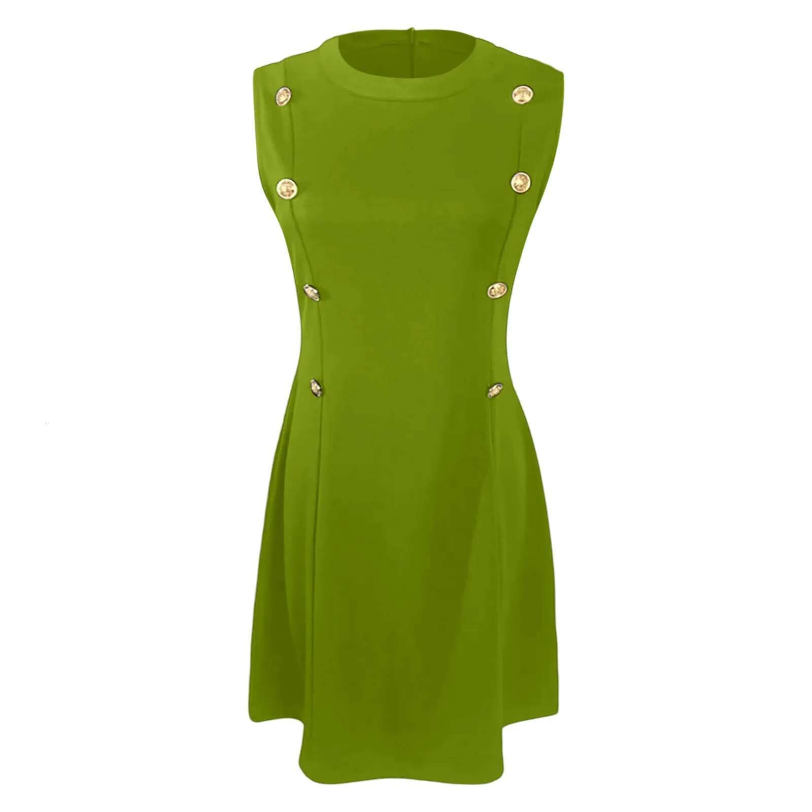 Dongdumaoyi Women S Bodycon Dresses Summer Fashion Trend Casual Round Neck Sleeveless Tank Slim Fit Sexy Party Club Mini Dress