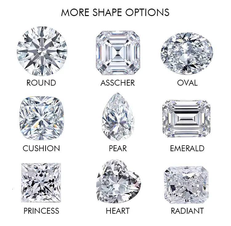 Provence Gem 10K/14K/18K Lab Grown Diamond CVD HPHT 10CT 20CT 30CT Wedding Engagement Rings for Women