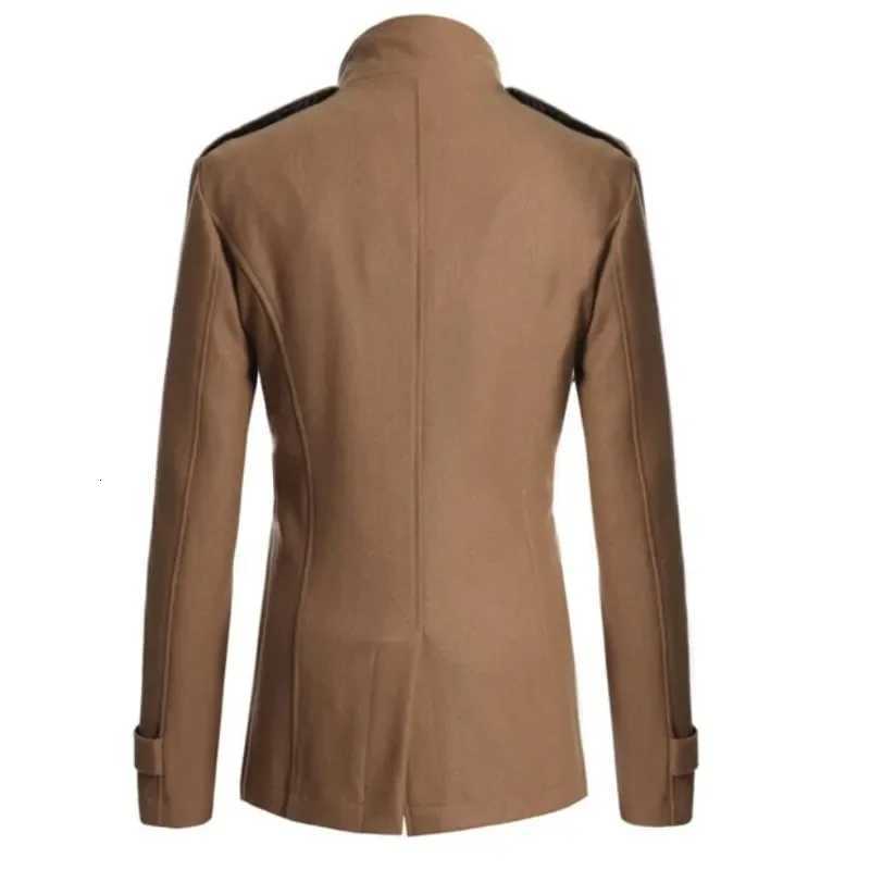 2021 Brand New Mens Mao Wool Overcoat for Male Long Suit Woolen Windbreaker Mens Coat Outer Wear ClothingT251125