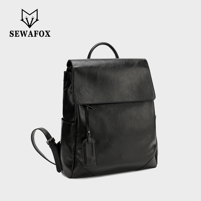 Sewsfox Women Fashion Backpack 13-inch Laptop Bag Suitable for Daily Use Waterproof Casual Travel Backpack