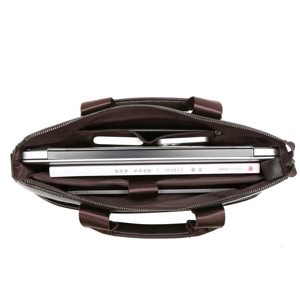 2024 New Brand Men Briefcase Bag High Quality Business PU Leather Shoulder Messenger Bags Office Handbag A4 Document Laptop BagT251125