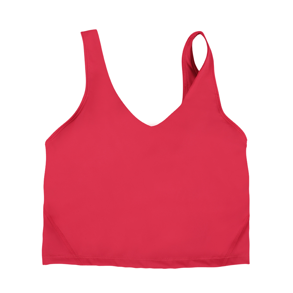 L188 Women's yoga exercise top gym women's U-shaped vest with chest cushion shock-absorbing and sweat absorbing exercise top bra
