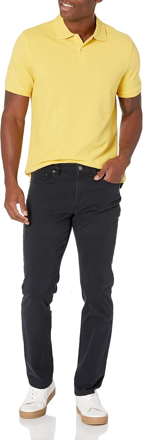 Mens Polo shirt Short Sleeve, Slim-Fit Cotton tshirt Casual tops summer clothes Short sleeve simple fashion