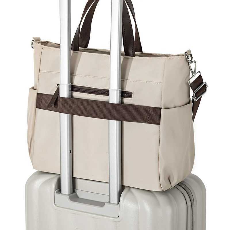 Laptop Bag Nylon casual womens laptop bag daily commuting briefcase lightweight womens single-shoulder bagT251125